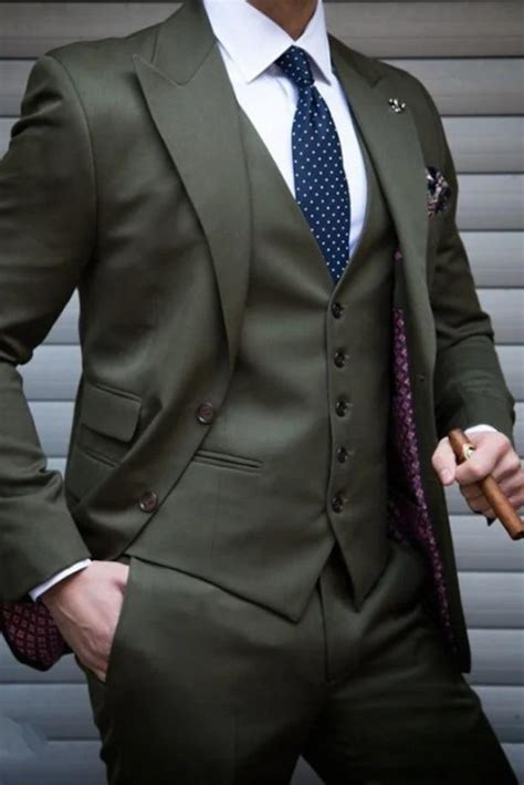 Men's Green Suit | Green Suit for Men | Sage Green Suit– SAINLY