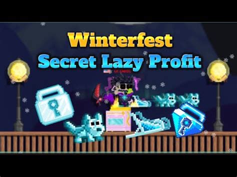 Winterfest Secret Lazy Profit Growtopia Winterfest Youtube