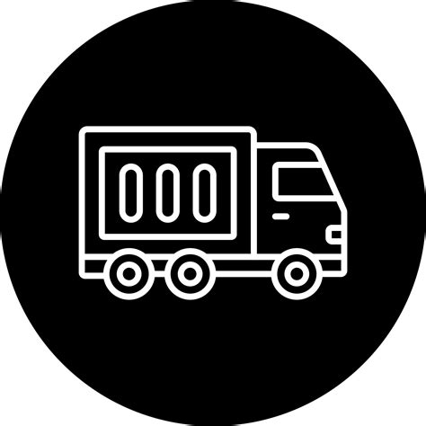 lorry Vector Icon Style 22546975 Vector Art at Vecteezy