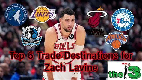 Top 6 Trade Destinations For Zach Lavine Youtube