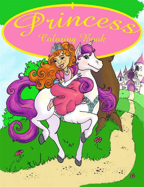 Pearson Illustration: Princess Coloring Book