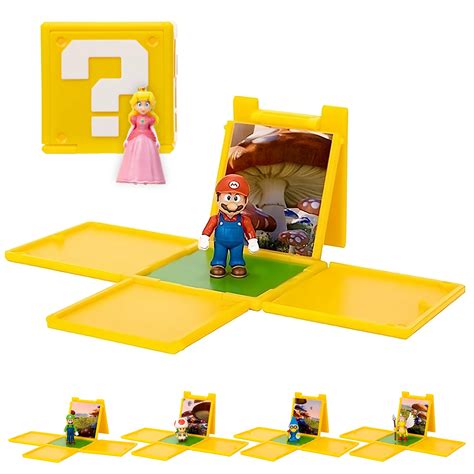 The Super Mario Bros Movie Figure Set Mario Luigi Toad Peach Bowser