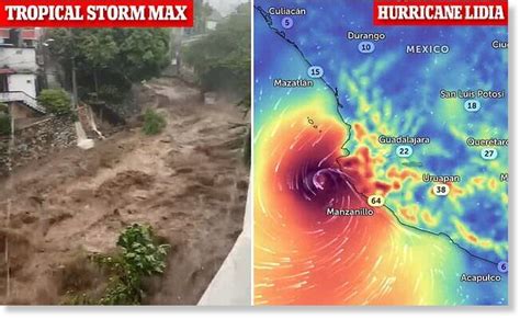 Tropical Storm Max Makes Landfall In Mexico As Country Braces For Lidia