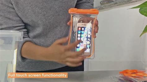 How To Test Waterproof Phone Cases Before Using F Color Waterproof Cases Youtube