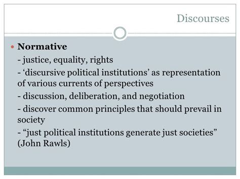 On ‘Political Institutions’