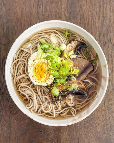 Hot Soba Noodle Soup — Cooking Off The Cuff