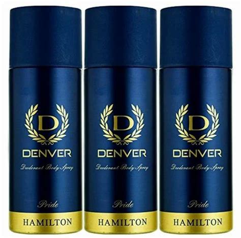 Denver Hamilton Deo Body Spray For Men 165ml Pack Of 3 At Rs 660