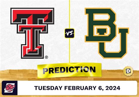 Texas Tech vs. Baylor Prediction, Odds, College Basketball Picks [2/6/2024]