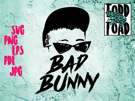 Bad Bunny Svg Svg Png Eps  Pdf Cricut Silhouette Etsy