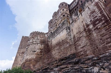 Architecture of Mehrangarh Fort at Jodhpur Stock Photo - Image of ...