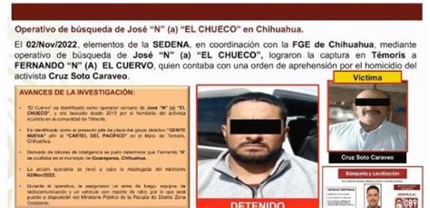 Detienen A Presunto Colaborador De El Chueco Voz En Red