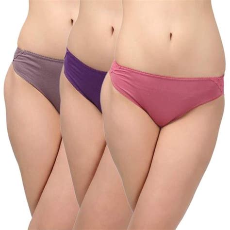 Buy Bodycare Bikini Style Cotton Briefs With Lace Detailing On The Back