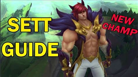 Sett Guide League Of Legends New Champion Best Build Runes Combos