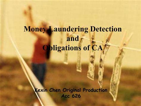 Money laundering detection and obligation of CAs | PPT