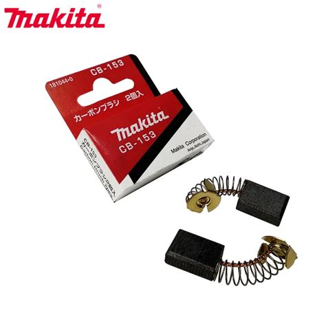 Original Makita Carbon Brushes 65x135x16mm For Electric Motor Cb154 Cb153 9401 Sander 9607