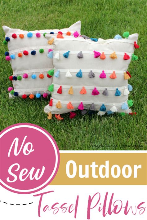 Easy No Sew Pillow Covers Outdoor Pillow Covers Decorative Pillow