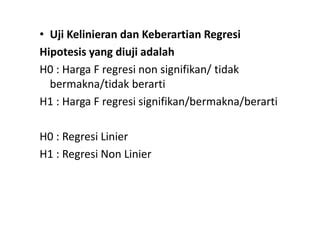 Analisis Regresi Dan Korelasi Materi Kelas 11 PPT