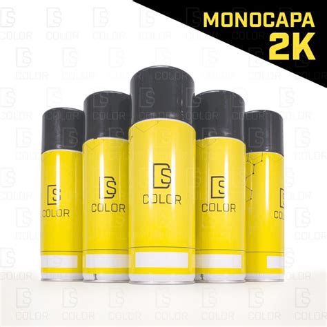 KIT COLOR ACABADO SPRAY MONOCAPA 2K 400ML