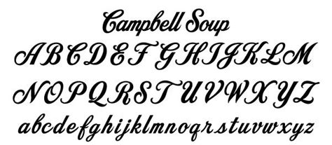 Interesting History Behind Campbell Soup Logo And Font Hipfonts