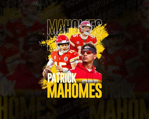 Patrick Mahomes T Shirt Design PNG Instant Download 300 Dpi - Etsy