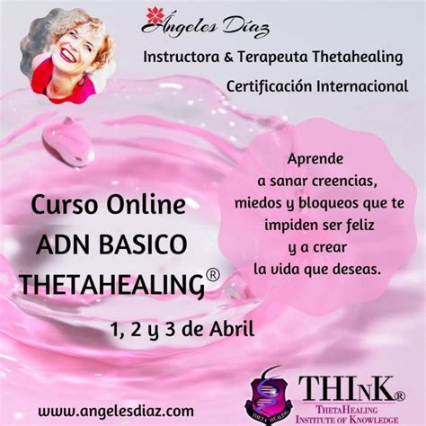 Curso Online Adn Básico Thetahealing Ángeles Díaz