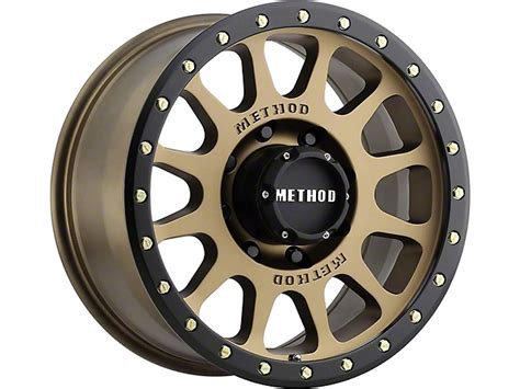 Method Race Wheels Ram 2500 Mr305 Nv Hd Bronze Matte Black Lip 8 Lug