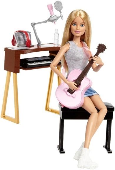 BARBIE Lalka PIOSENKARKA Zestaw GITARA Keybord 7391047288 Oficjalne