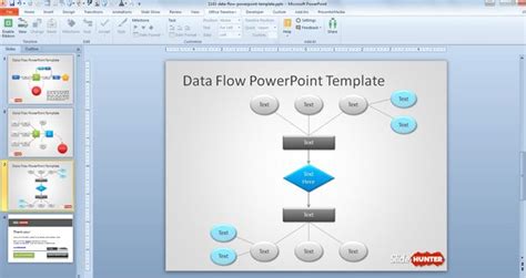 Plantilla De Diagram De Flujo Para PowerPoint Gratis