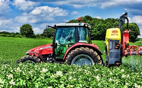 Download Wallpapers Massey Ferguson 5610 4k Wheel Tractor Modern