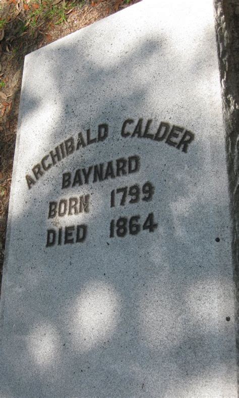 Archibald Calder Baynard Find A Grave Memorial