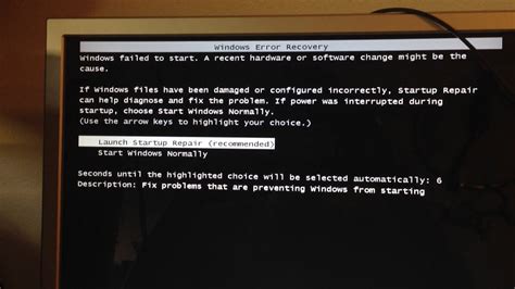 Windows Error Recovery Fix Windows Failed To Start Youtube