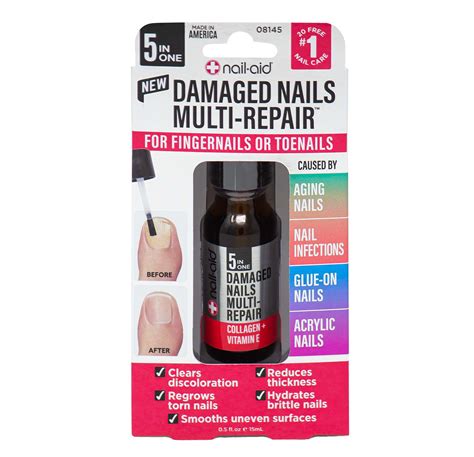 Nail Aid 5-In-1 Damaged Nails Multi-Repair - Shop Treatments at H-E-B