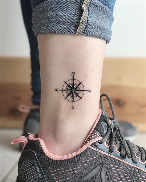 Tiny Compass By Soychapa Tattoogrid Net