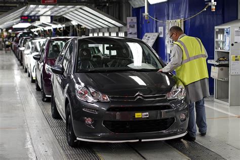 At The PSA Peugeot Citroen Plant