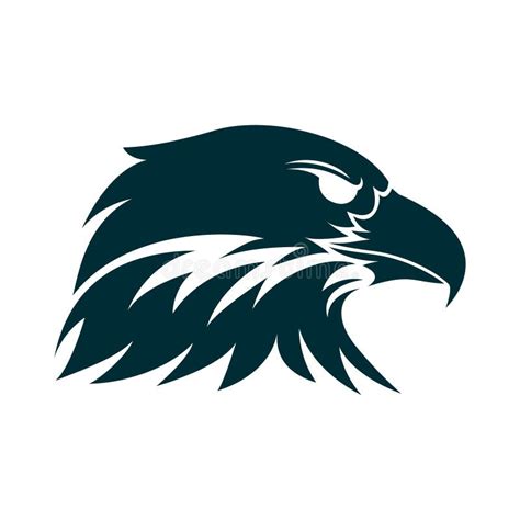 Ejemplo De La Silueta De La Cabeza De Eagle Dise O Del Logotipo De La