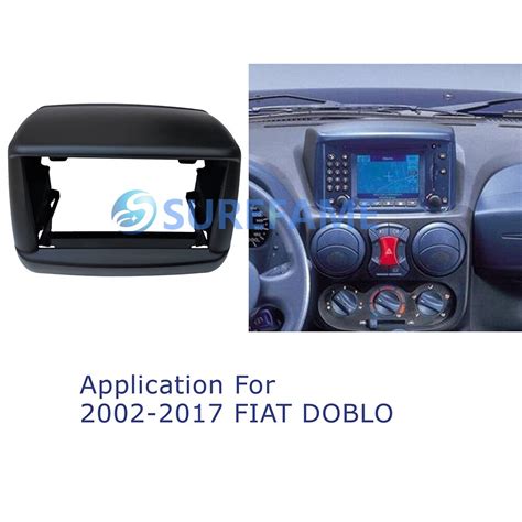 Car Radio Fascia For Fiat Doblo Console Dash Kit Dvd Stereo