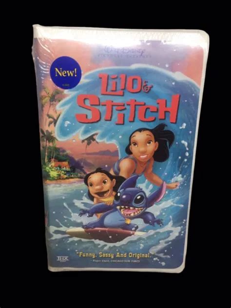 Disneys Lilo And Stitch Vhs Movie Clamshell Case Animation Walt Disney