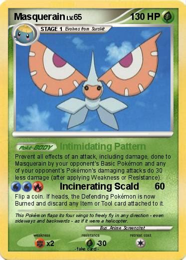 Pokémon Masquerain 4 4 - Intimidating Pattern - My Pokemon Card