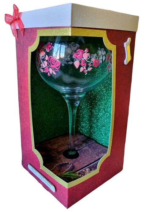 Svg Gin Glass T Box Display Box Digital Download Etsy