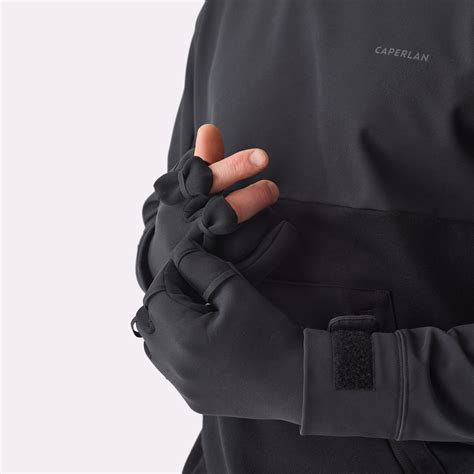 Gants De P Che N Opr Ne Avec Doigts Ouvrables Thermo Noir