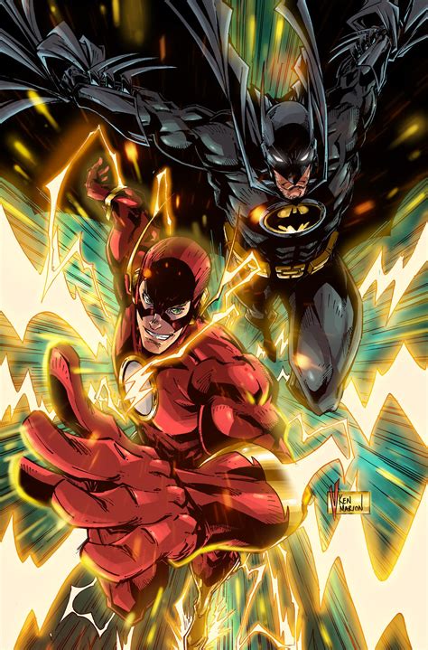 Flash and Batman by vmarion07 on DeviantArt