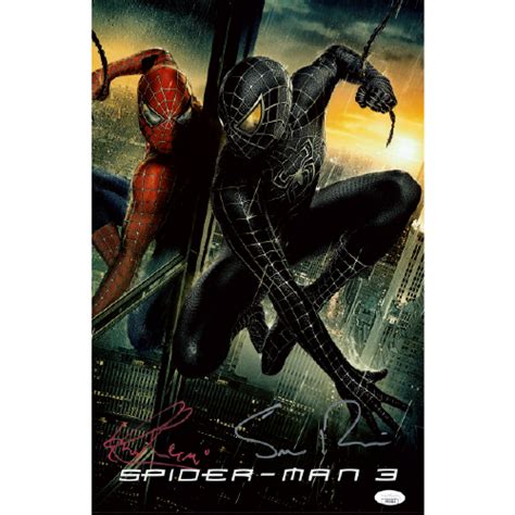 Sam Raimi And Ivan Raimi Spider Man 3 Autographed 11x17 Poster Jsa Certified Coa