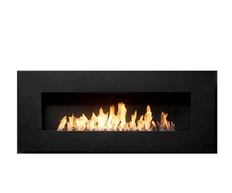 Icon Fires Nero 1750 Schwarz Wall Fires Black Fireplace