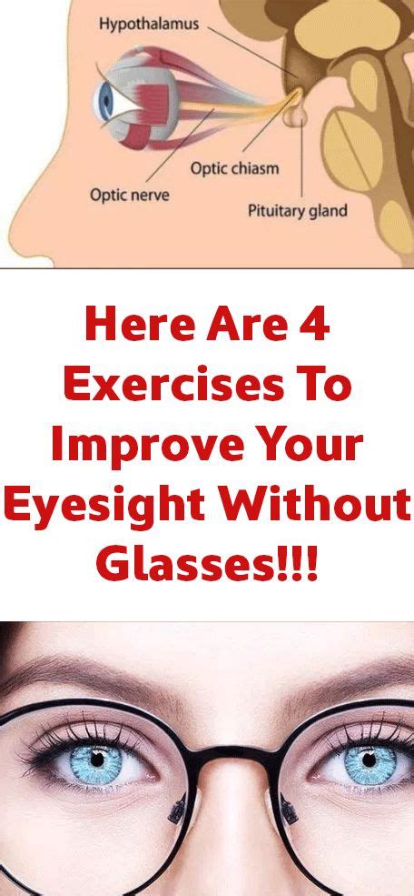 Here Are 4 Exercises To Improve Your Eyesight Without Glasses Eyesight Home Health