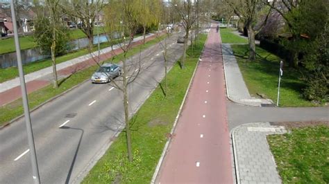 Segregated Cycle Path In The Netherlands Youtube