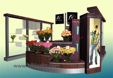 Beautiful Flower Express Store Fresh Flower Booth Design