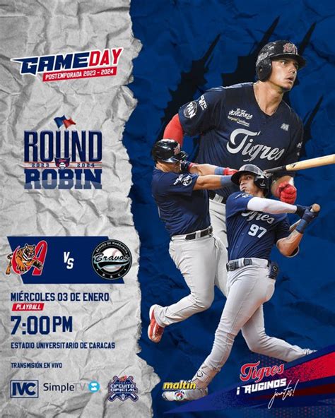 Tigres De Aragua Vs Bravos De Margarita En Vivo Round Robin Lvbp