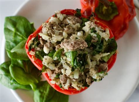 Tomato Free Paleo Stuffed Peppers Lemons N Lyme