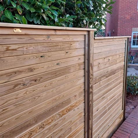 Horizontal Tongue And Groove Effect Fence Panels Are A Popular Choice