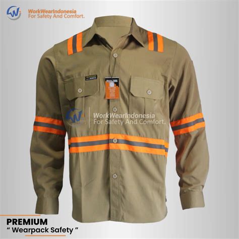 Jual Workwear Indonesia Wearpack Safety Kemeja Kerja Ripstop Baju